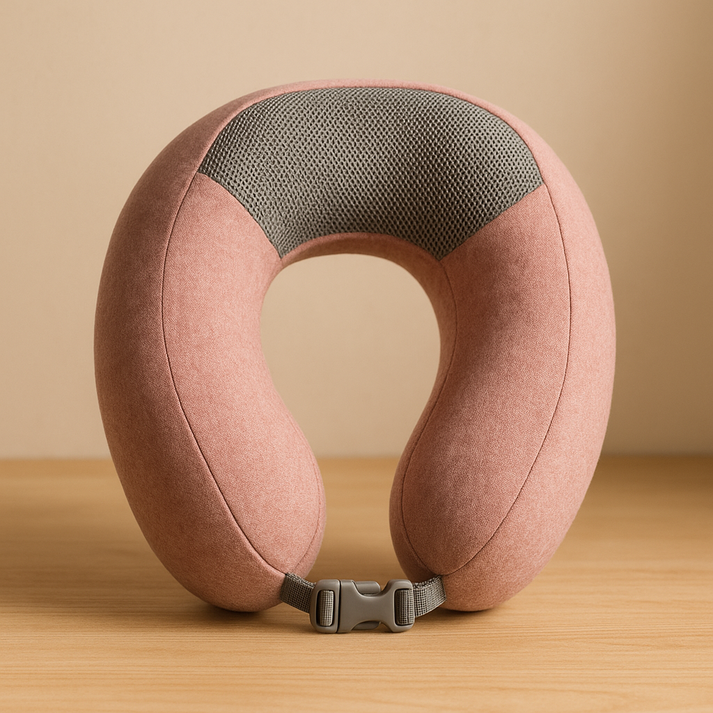 LUREXO Travel Pillow in Pink